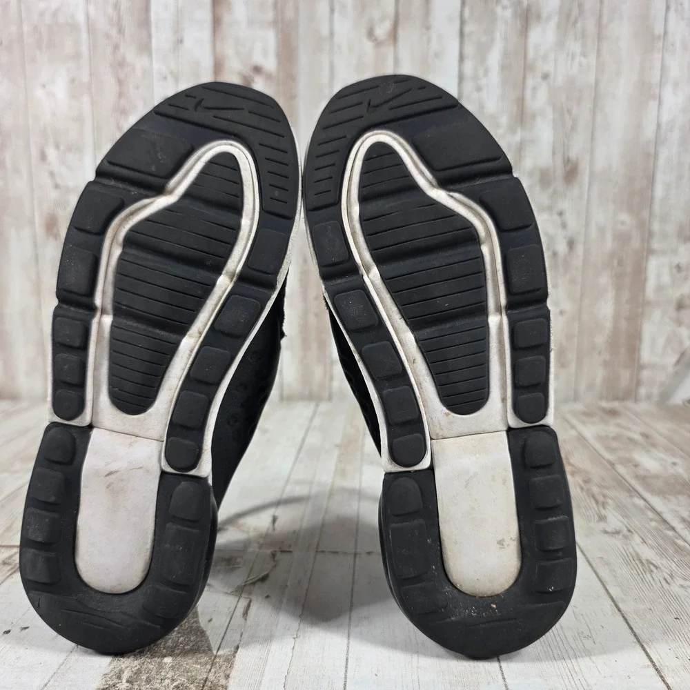 Nike Air Max 270 Extreme Kids Black White Slip On Sneakers CI1107-001 Size 2Y